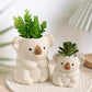 Kawaii Koala Planter Pots in Beige