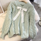 Sweet V-Beck Bow Sweater