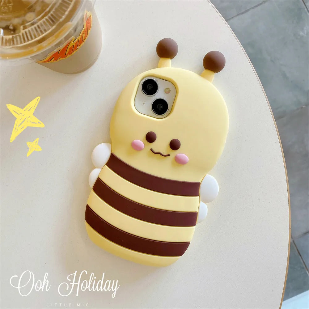 Kawaii Bumble Bee iPhone Case