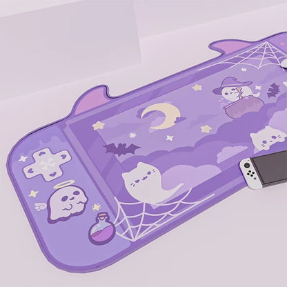 Kawaii Ghost Kitties Desk Pad
