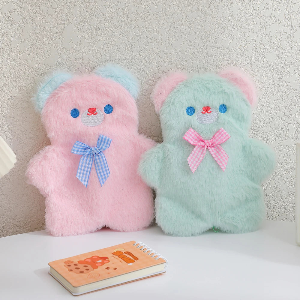 Plush Pastel Bear Pencil Case