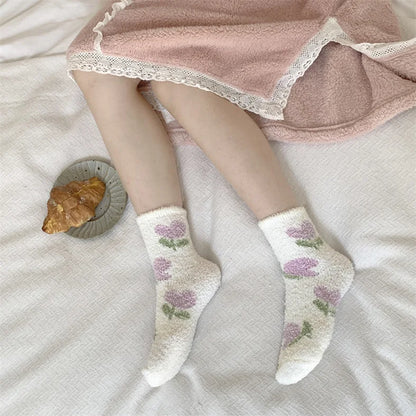 Soft Plush Sleeping Socks