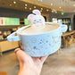 Kawaii Bunny Ramen Bowl With Lid