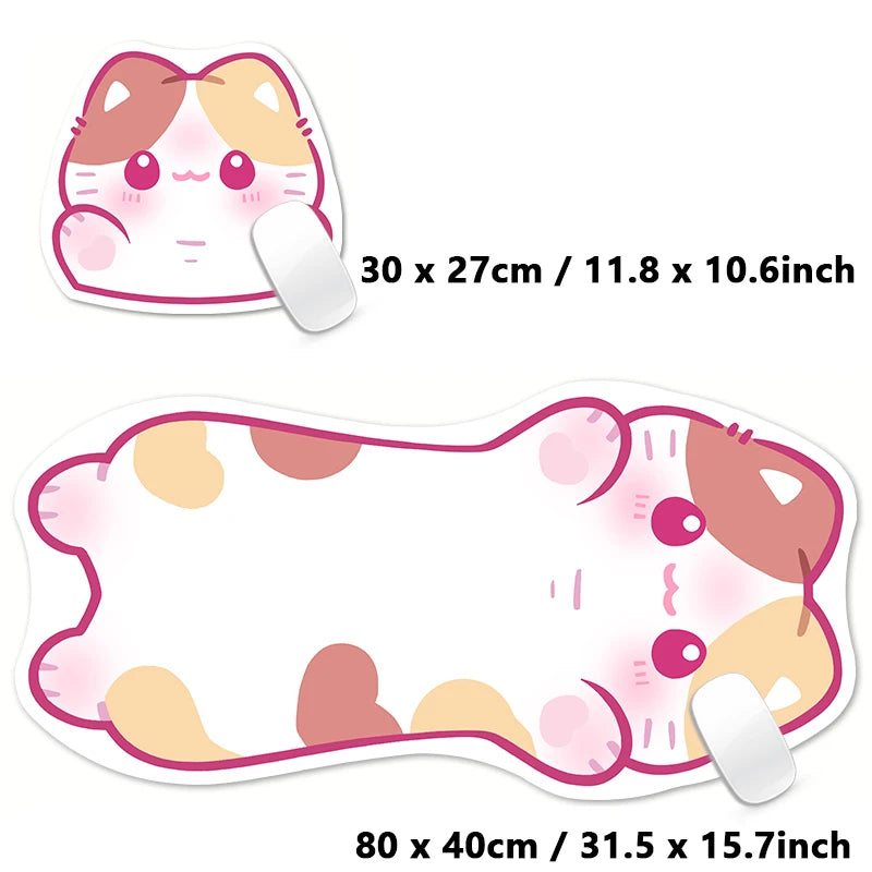 Kawaii Cat Desk Pad