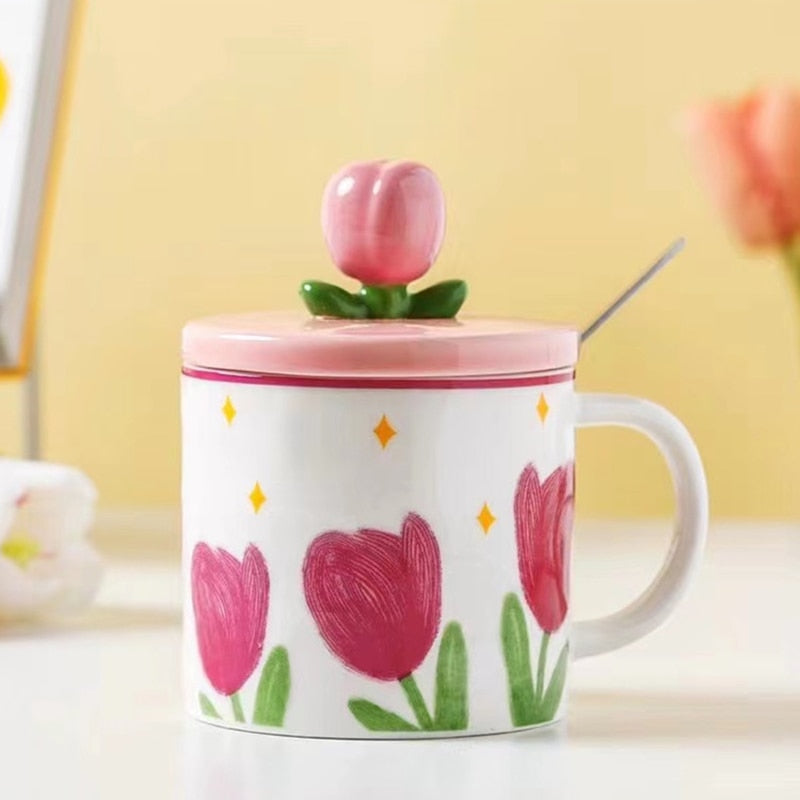 Tulip Ceramic Mugs