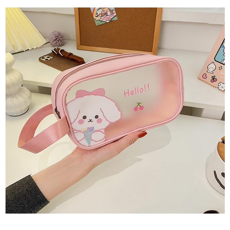 Kawaii Transparent Cosmetics Bags