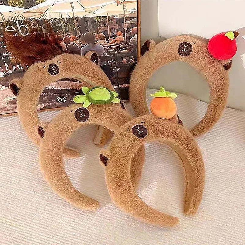 Cute Capybara Plush Headbands