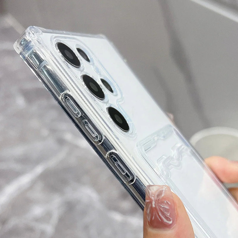 Cottage core cuties samsung kawaii phone case, clear version