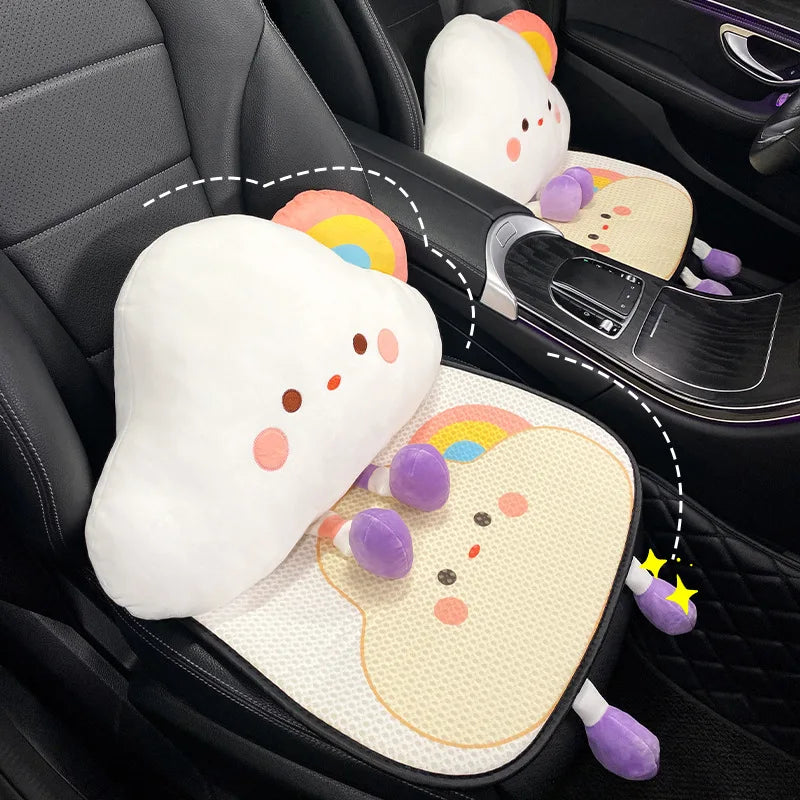 Rainbow Cloud Car Seat Covers & Cushions