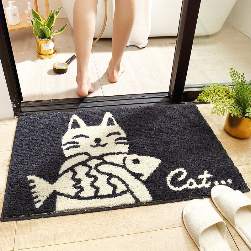 Kawaii Absorbent Bathroom Doormat