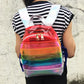 Clear Rainbow Backpack