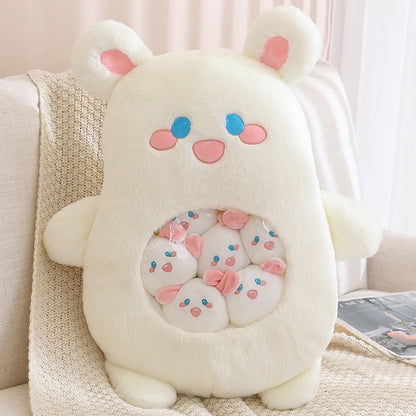 Kawaii Plush Bunny Pillow