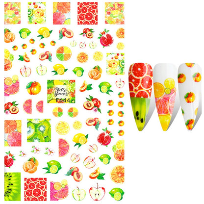 Kawaii Nail Art Fruit Decals