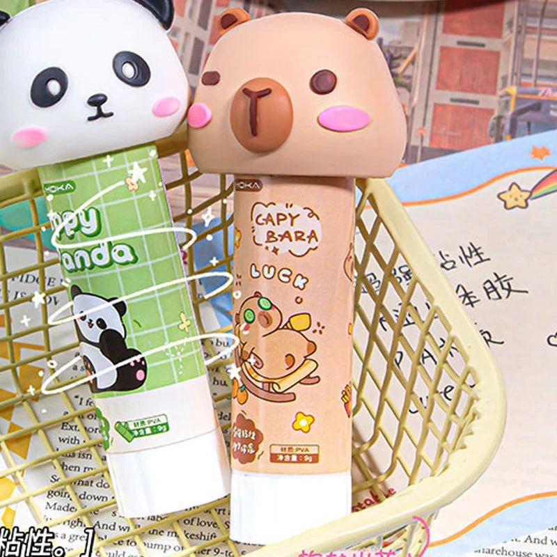 Cute Capybara Glue Stick