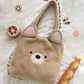 Kawaii Bunny & Bear Tote Bags