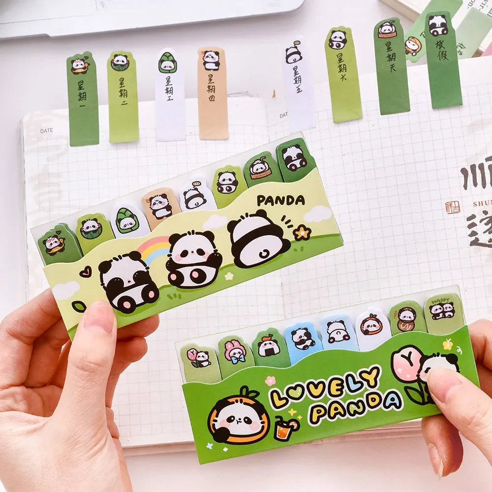 Panda Bookmark Sticky Notes