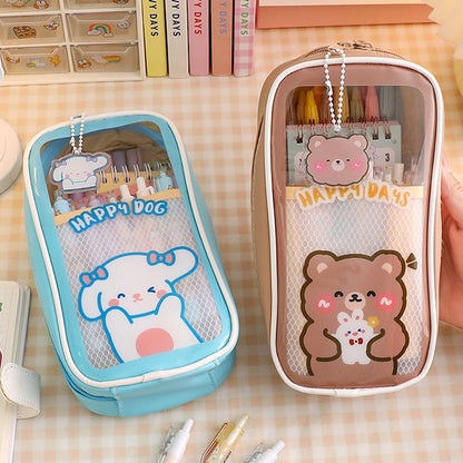 Kawaii Transparent Pencil Cases