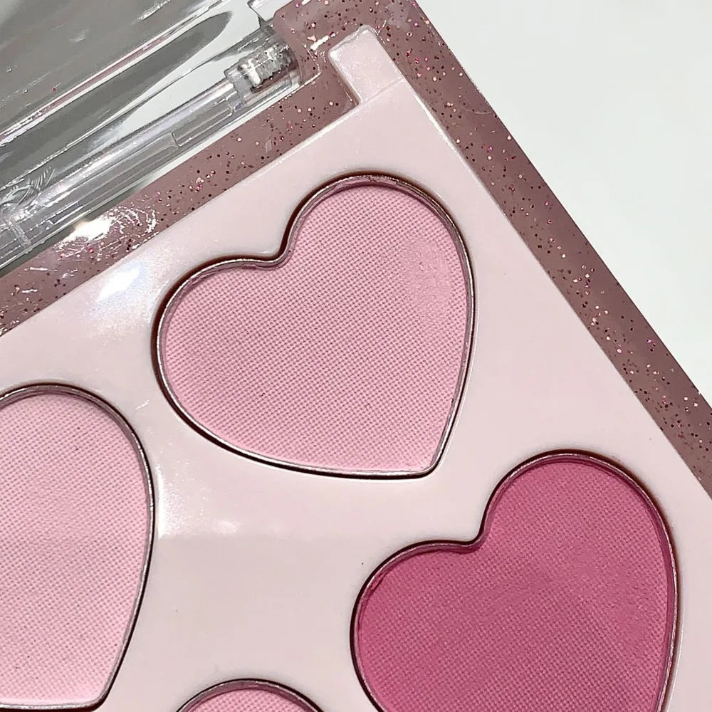 KAKASHOW Four-Color Heart Blush Palette