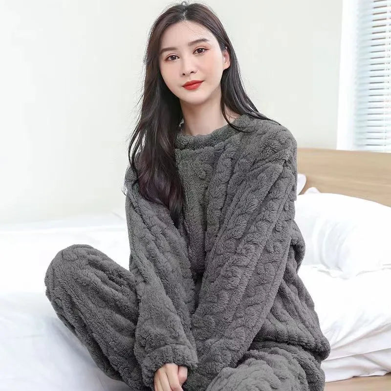 Kawaii Fluffy Fleece Pajamas
