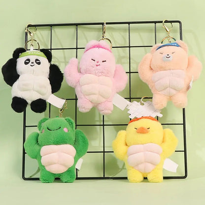 Muscular Animal Keychains