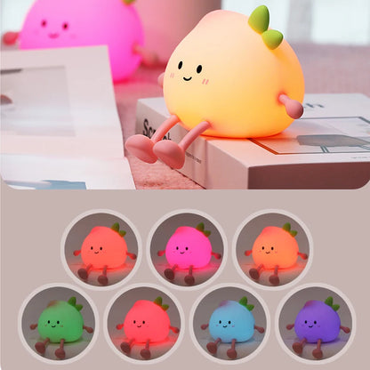 Kawaii Peach Night Light