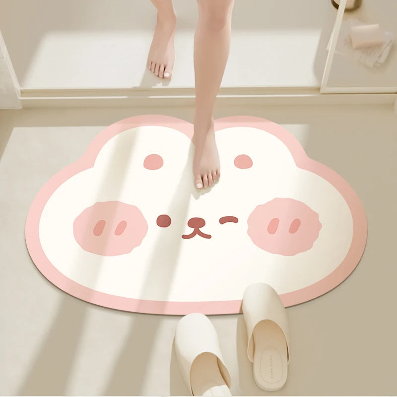 Kawaii Animal Bathroom Floor Mats