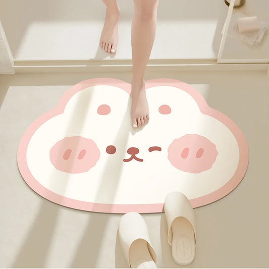 Kawaii Animal Bathroom Floor Mats