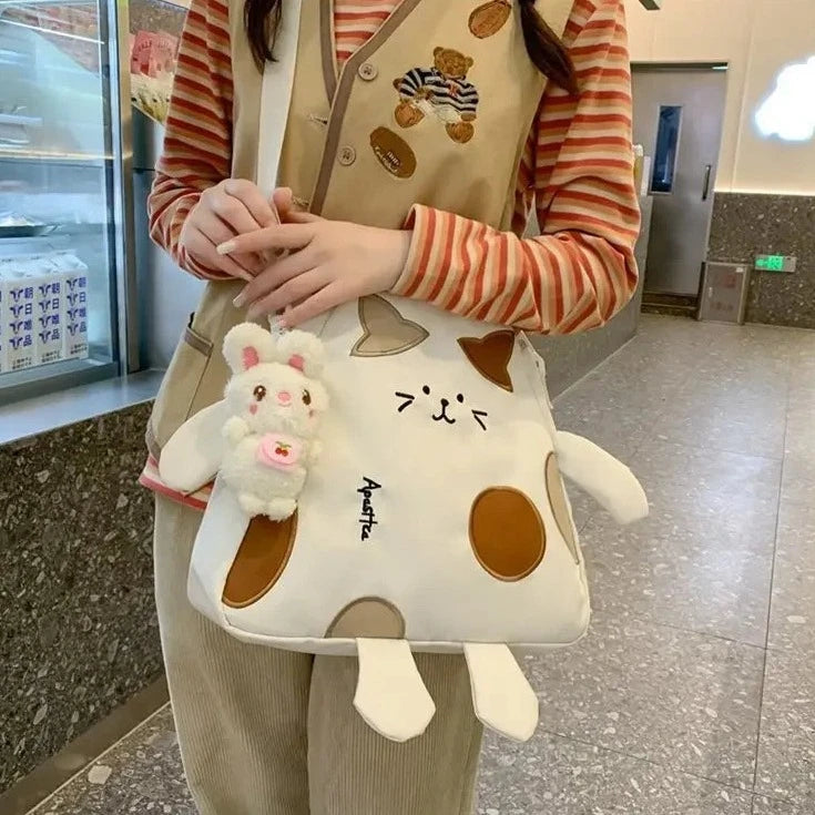 Cat Shaped Messenger Bag