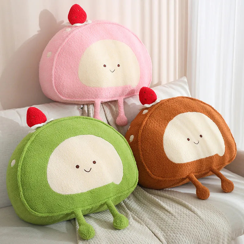 Kawaii Swiss Roll Plushie Pals