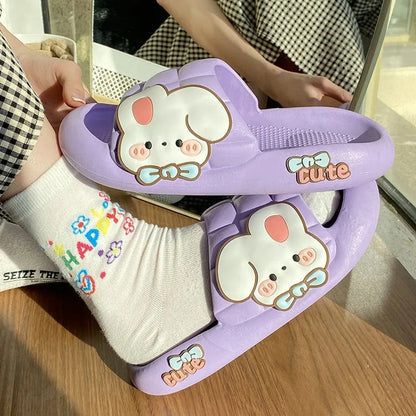 Purple discount bunny slippers