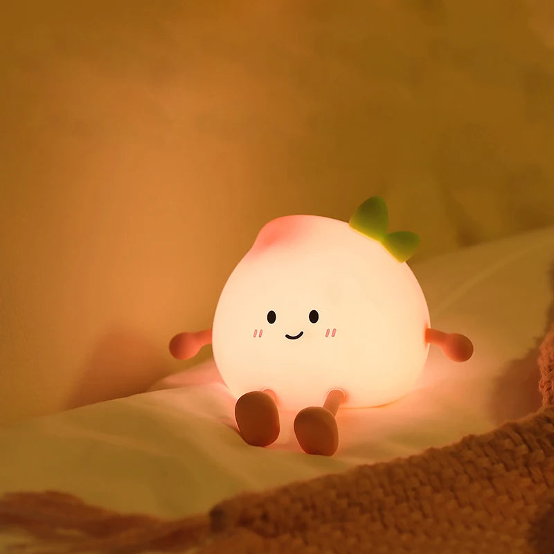 Kawaii Peach Night Light