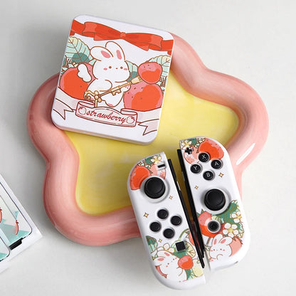 Strawberry Bunny Nintendo Switch Case