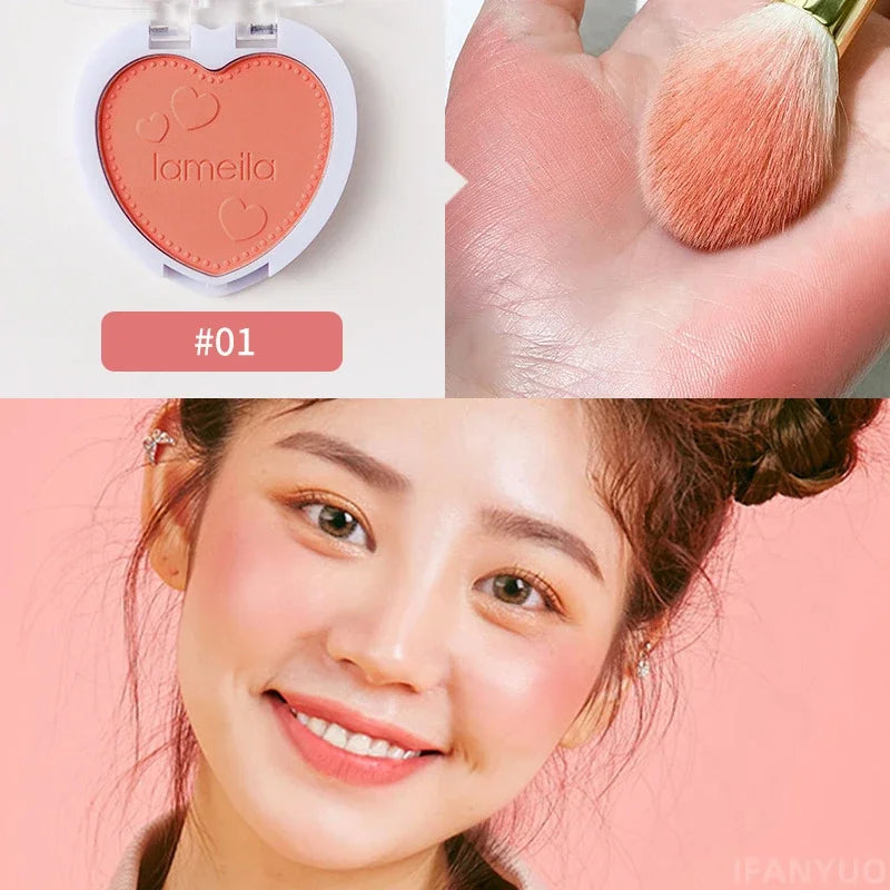 Lameila Lovely Heart Powder Blush – Kore Kawaii