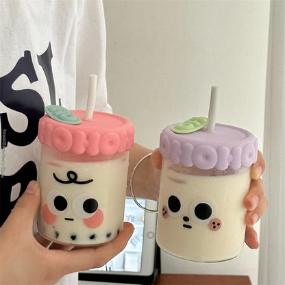 Funny Face Glass Cups