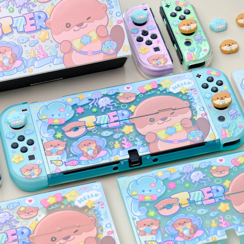 Kawaii Otter Nintendo Switch Case