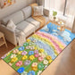 Vibrant Plush Flowers Rug