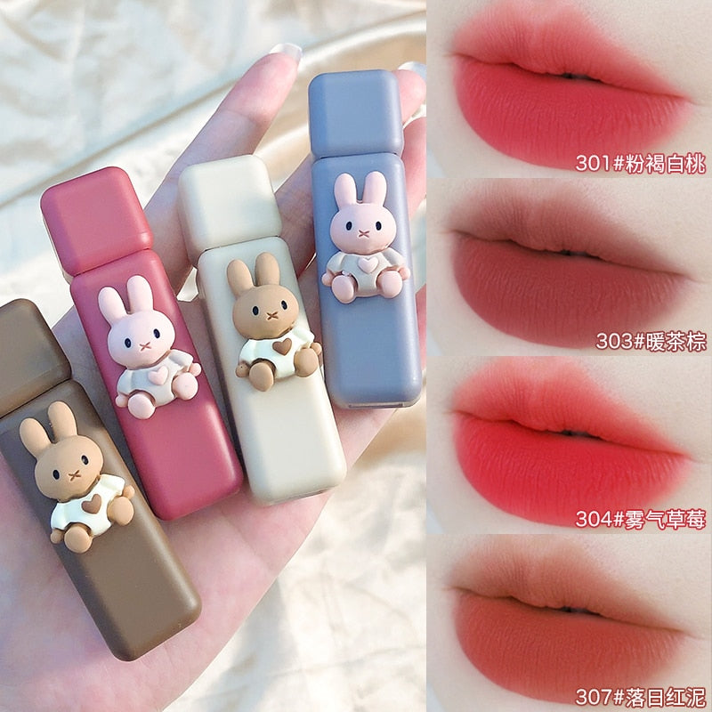 Kawaii Bunny Matte Lip Gloss Set