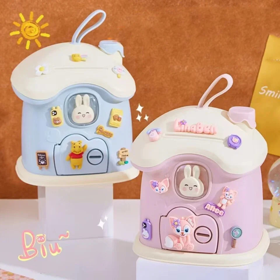 Kawaii Bunny House Coin Bank