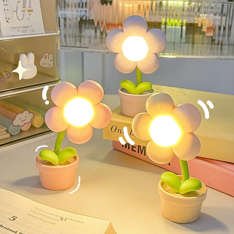 Cute Bubbly Flower Night Lights