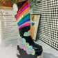 Rainbow Clouds Platform Boots