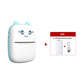 Kawaii Blue Portable Cat Thermal Printer