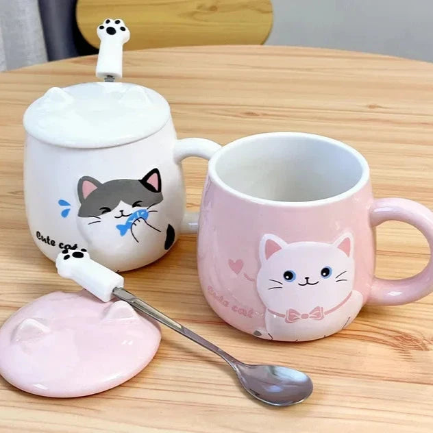 Kawaii Kitten Mugs