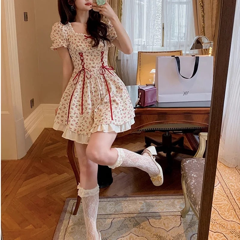 kawaii lace dress S