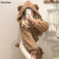 Bunny & Bear Cropped Hooded Cardigans