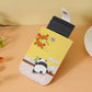Cardholder with panda design on a yellow background