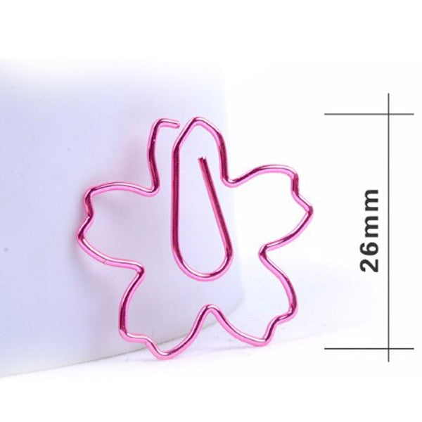 Kawaii Cherry Blossom Paper Clip Dimensions
