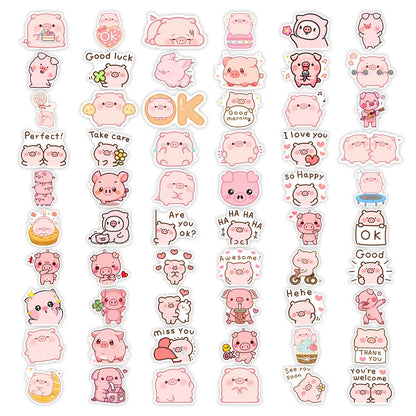 Kawaii Pig Sticker Pack