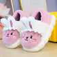 Kawaii PInk and White Plush Bunny Platform Slides