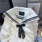 Cute Knit Sailor Sweater