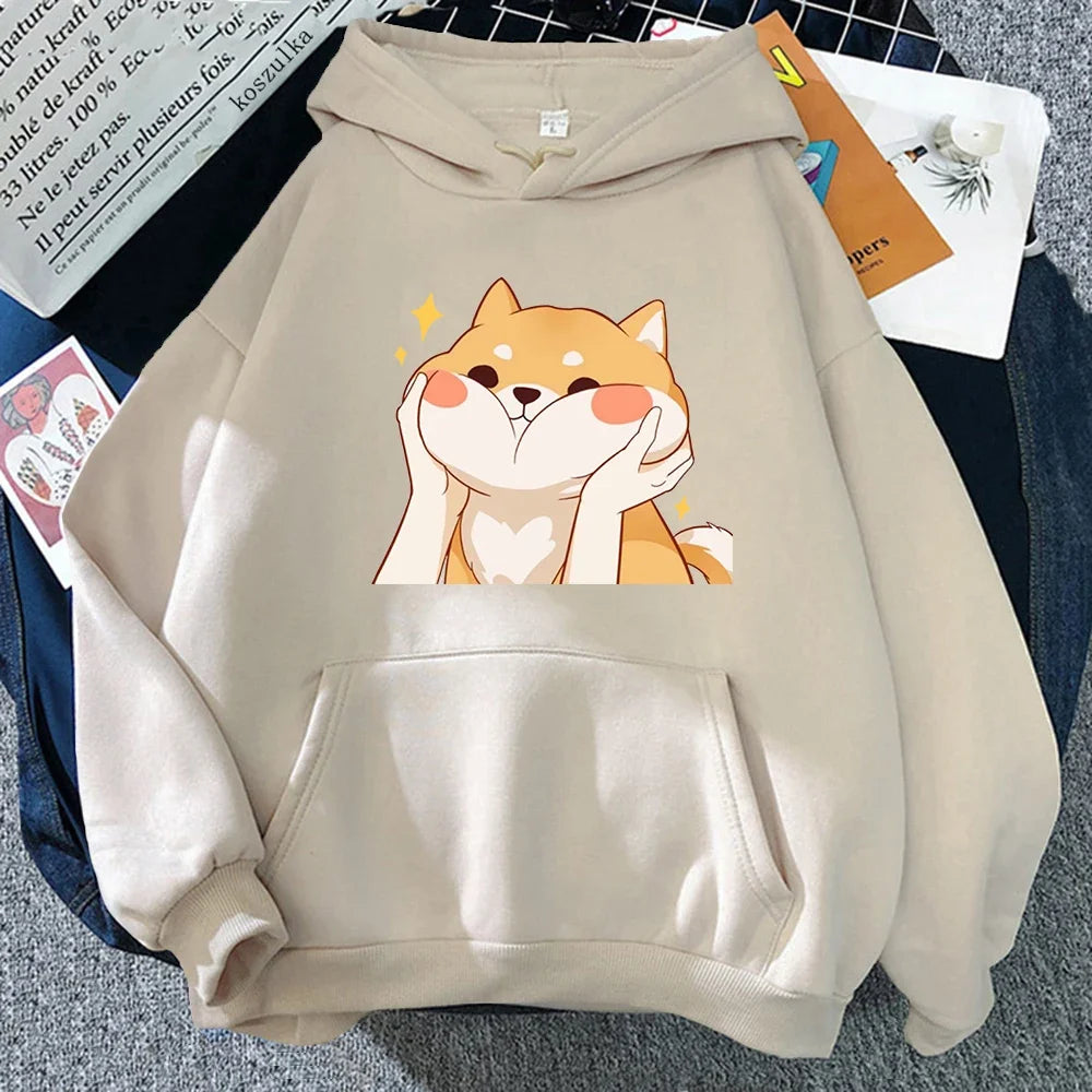 Cute Shiba Inu Graphic Hoodie